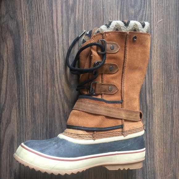 SOREL Women’s Joan of Ark Knit II, Elk Size 9 - Picture 2 of 6